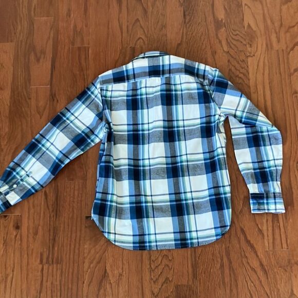 GAP M Unisex Loose Fit Shacket Plaid Jacket - Picture 12 of 13